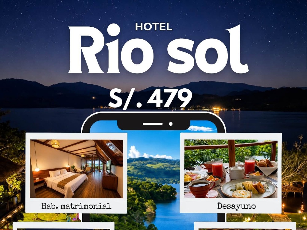 OFERTA TARAPOTO 4DY3N CON 1 NOCHE EN RIOSOL LAGUNA